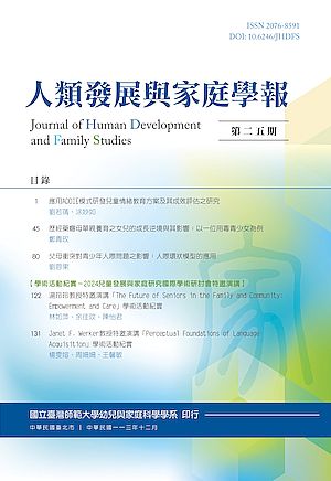 人類發展與家庭學報